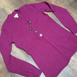 Lands' End Button Sweater
